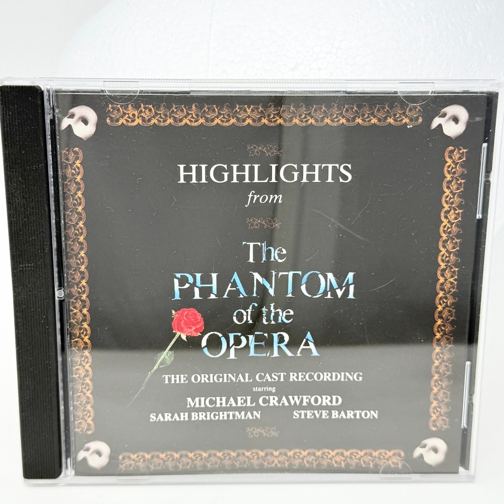 Highlights from The Phantom of the Opera CD 1987 Original Cast Michael Crawford